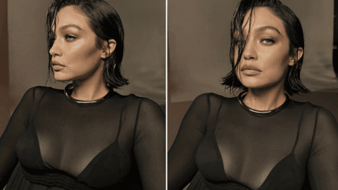 Gigi Hadid İmaj Değiştirdi: Siyah Saçlarıyla Tanınmaz Halde
