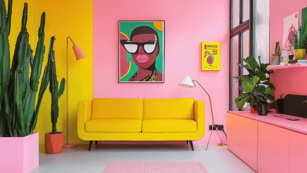 Pop Art Dekorasyon: Evlerde Canlı ve Cesur Dönüşüm
