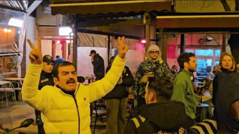 Ufuk Bayraktar 8 Mart Gece Yürüyüşünde Olay Çıkardı