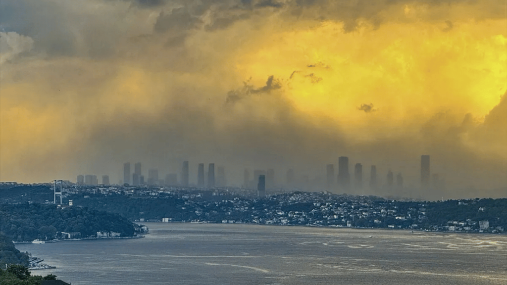 İstanbul Kum Fırtınası Sokakları Kasıp Kavurdu