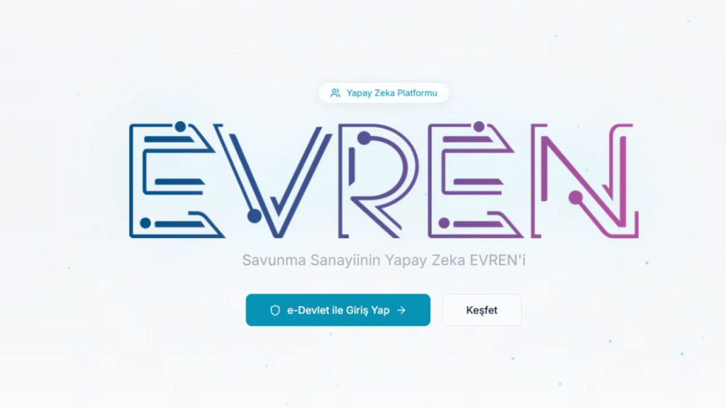 EVREN: Türkiye'nin Yapay Zeka Platformu Kullanıma Açıldı